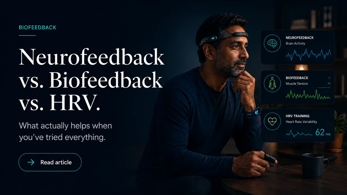 Neurofeedback, biofeedback, and HRV training comparison thumbnail