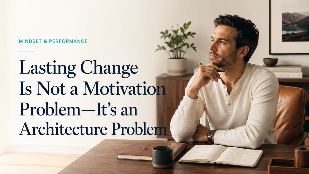 The architecture of lasting change thumbnail