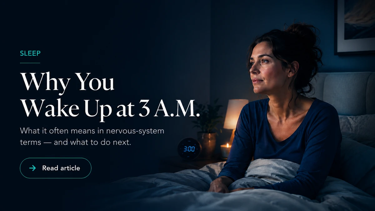 3 A.M. waking and nervous system sleep pattern thumbnail